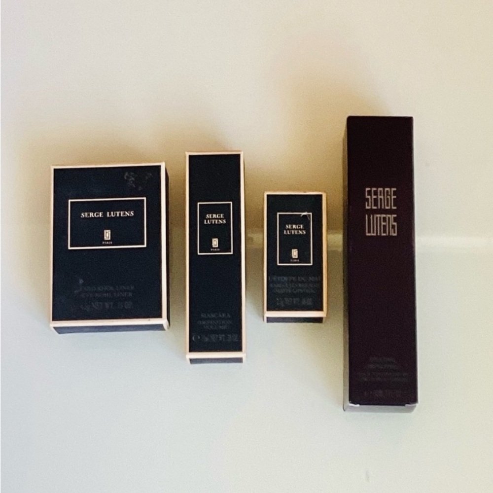 Serge Lutens Beaute makeup boxes